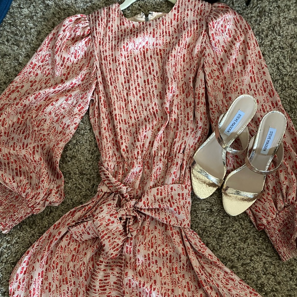 Alice and Olivia mollie floral satin dress - Picture 5 of 15